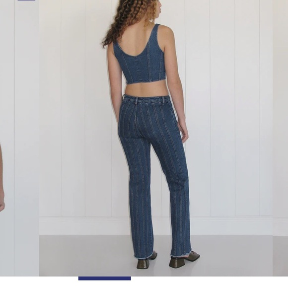 Paloma Wool Ramon Denim Top - Picture 4 of 9